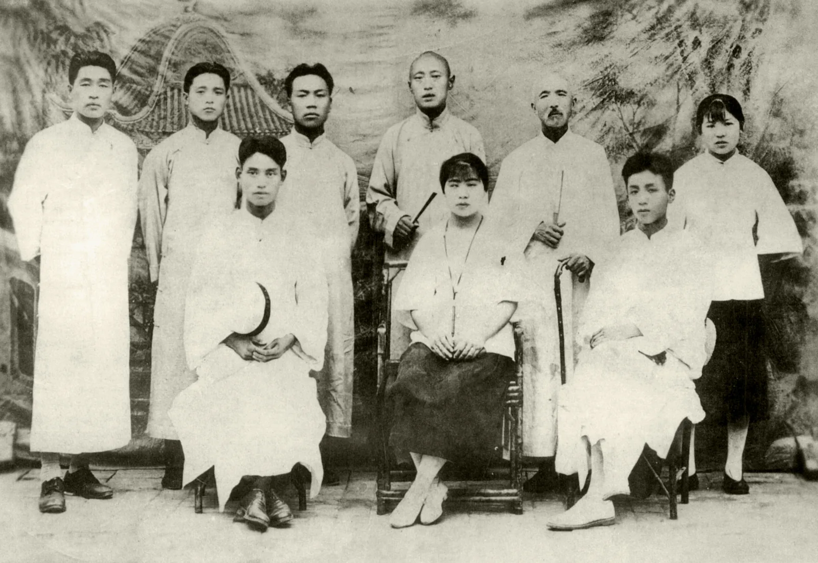 罢工时期人物合影 1925前后 高清翻拍
